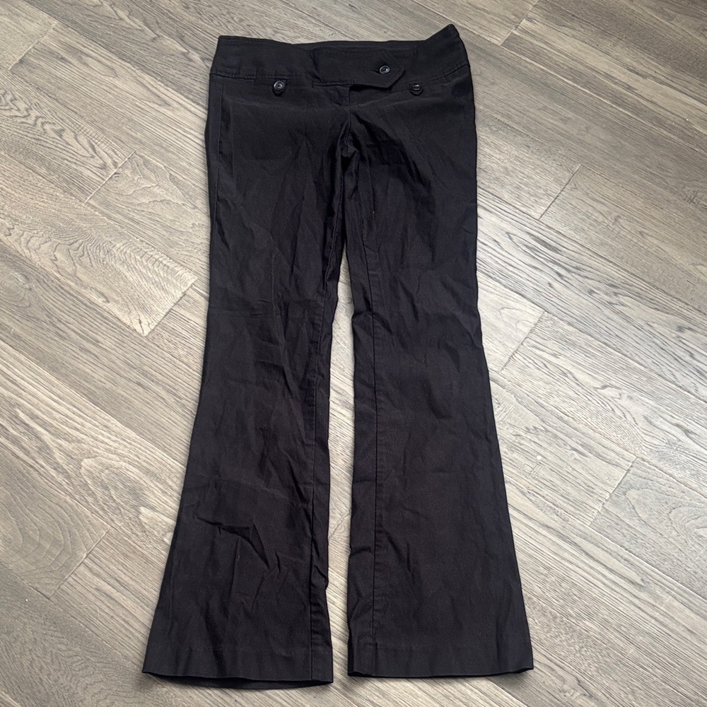 Dynamite | Y2K 90’s Old School Spandex Tight Black Flared Dress Pants Size 11